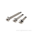 Stainless steel cross recessed pan head self-drilling screw